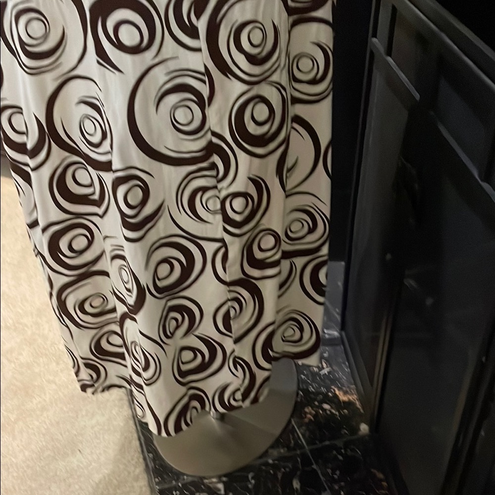 Brown and Cream Swirl Dress - Picture 13 of 13